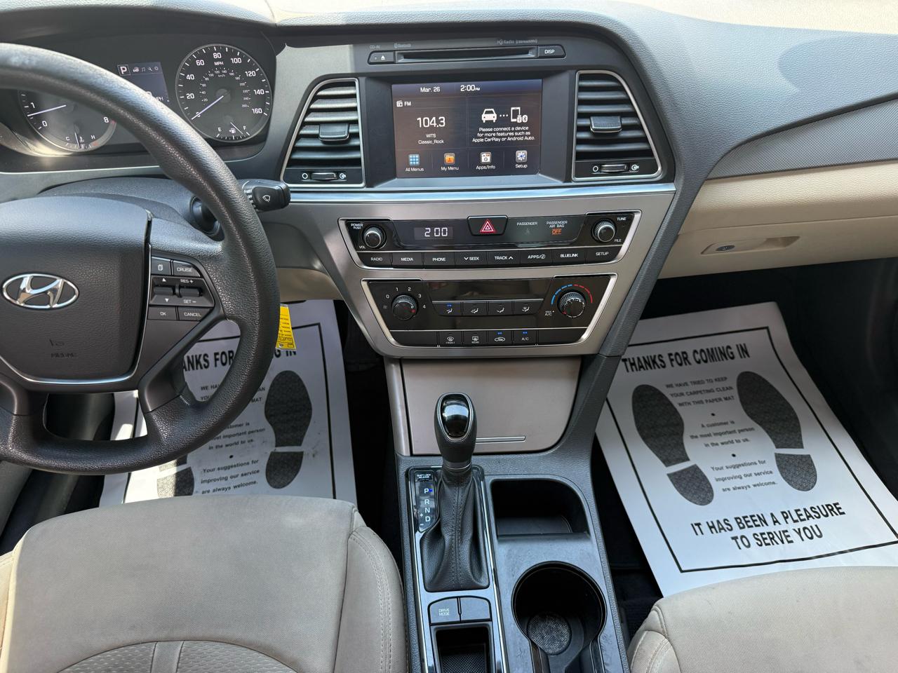 Hyundai Sonata SE 2.4L 2017