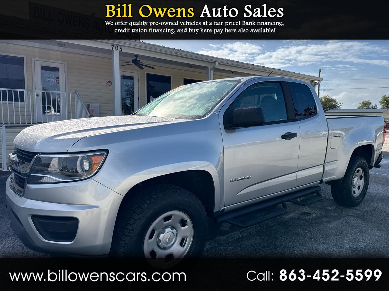 2018 Chevrolet Colorado 2WD Ext Cab 128.3" Work Truck