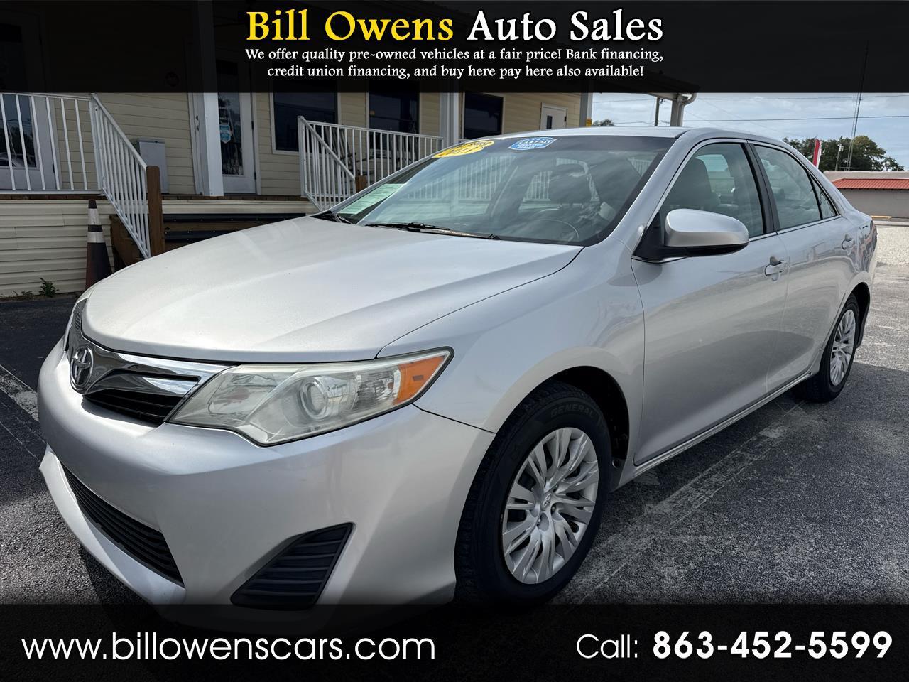 2013 Toyota Camry 4dr Sdn I4 Auto L (Natl)