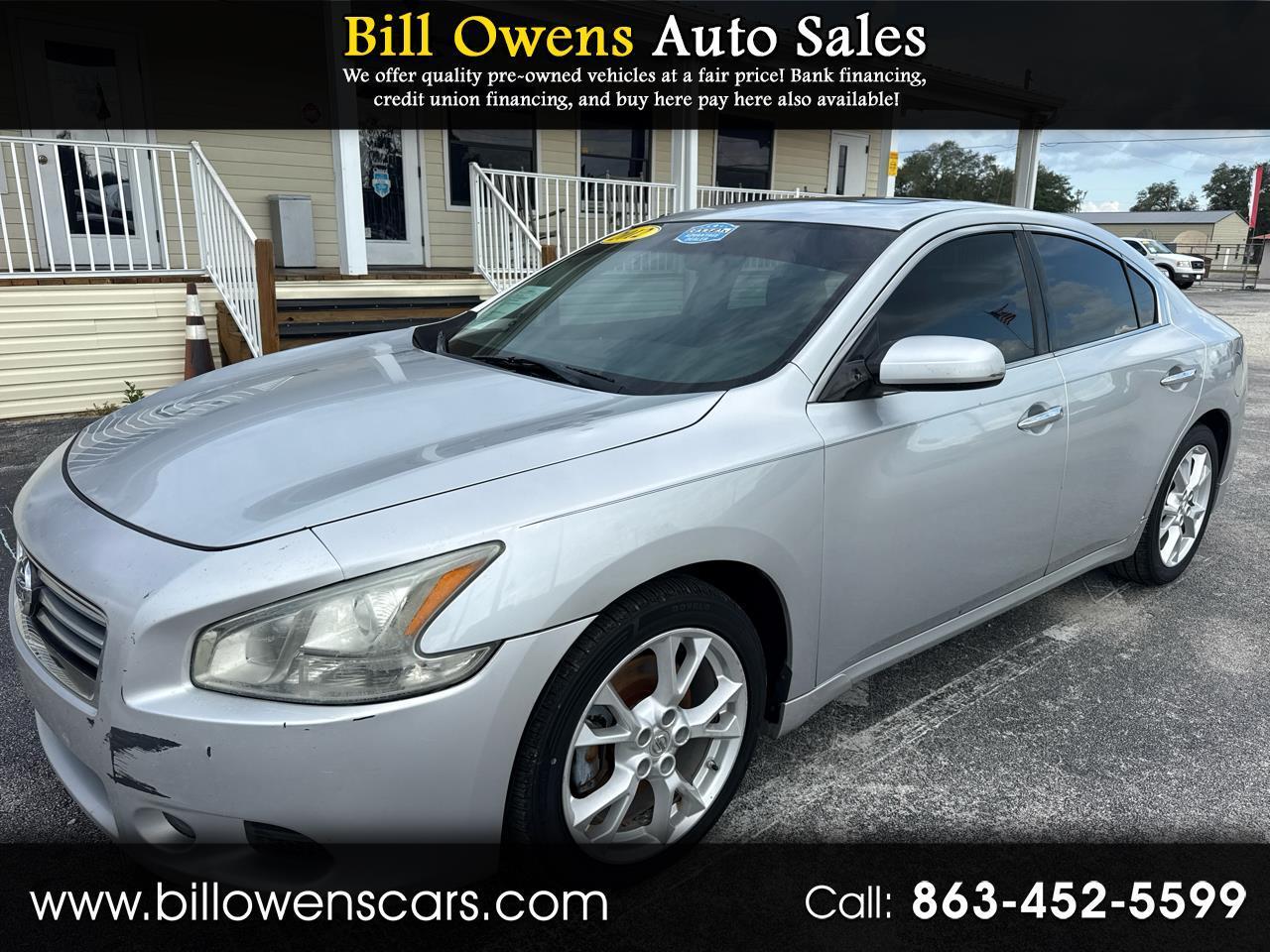 Nissan Maxima 4dr Sdn V6 CVT 3.5 S 2012