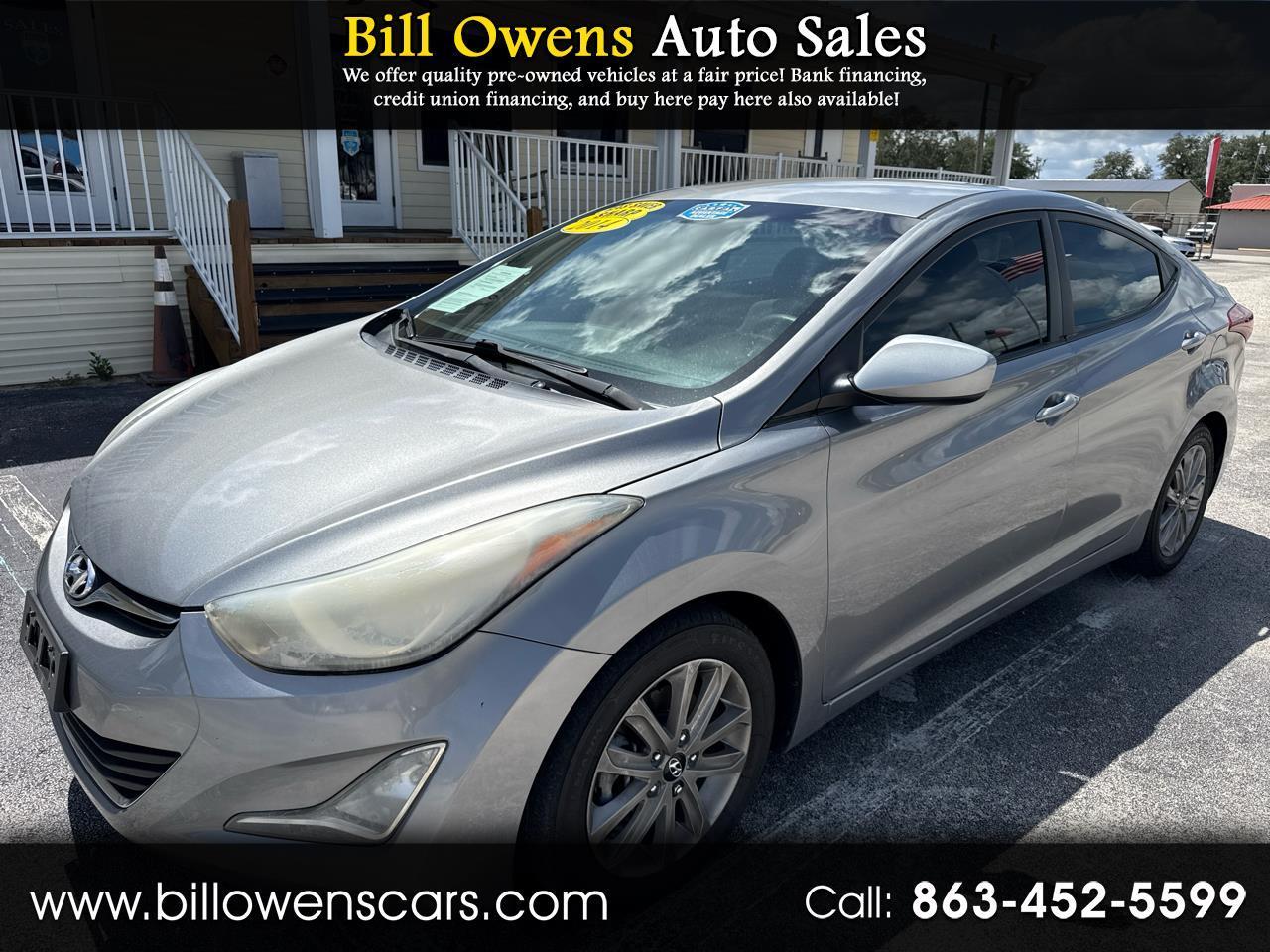 2014 Hyundai Elantra 4dr Sdn Auto SE (Ulsan Plant)
