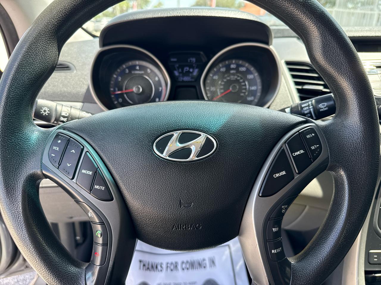 Hyundai Elantra 4dr Sdn Auto SE (Ulsan Plant) 2014