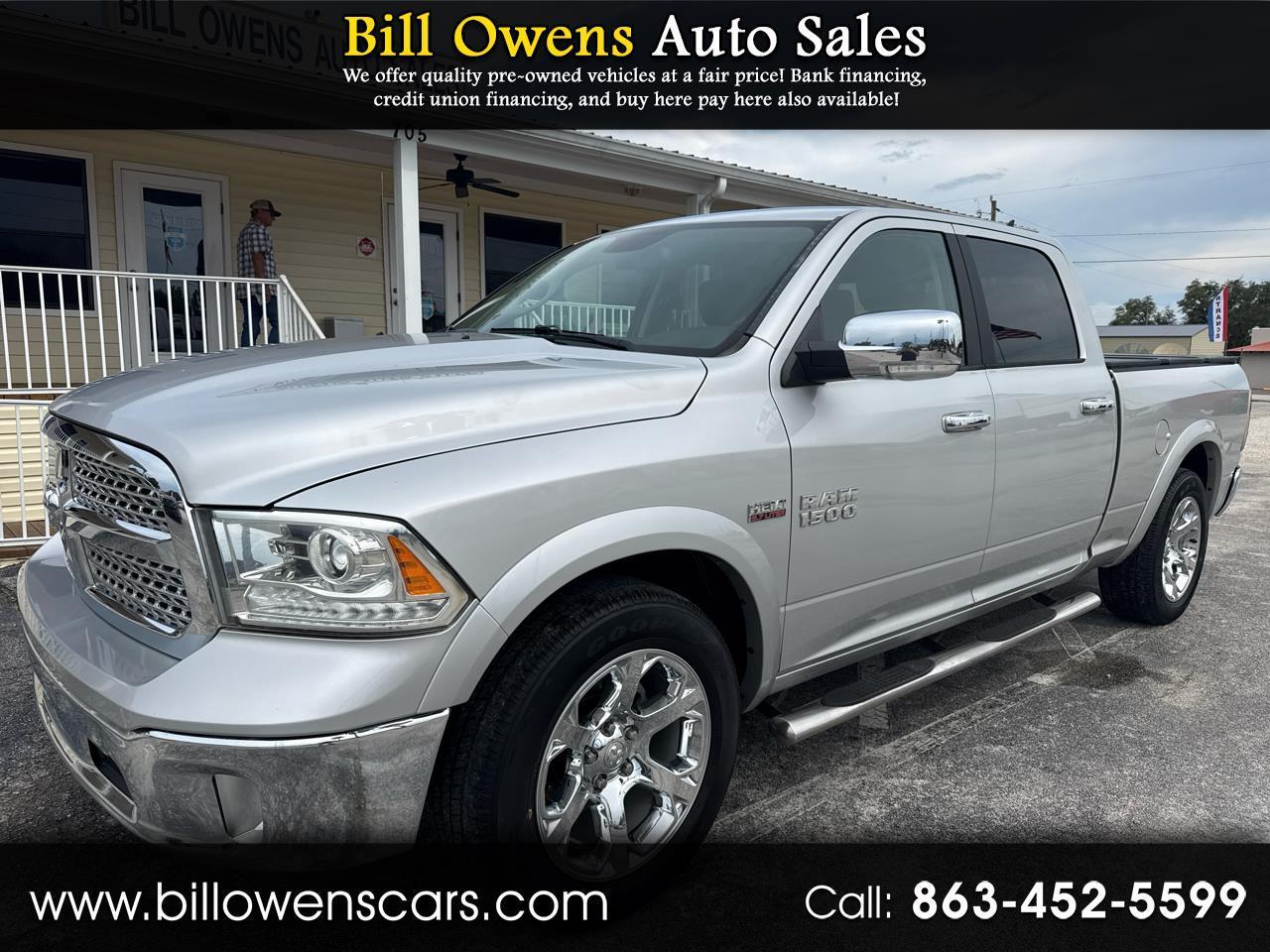 2017 RAM 1500 Laramie 4x2 Crew Cab 6'4" Box