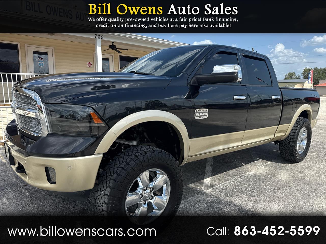 2016 RAM 1500 4WD Crew Cab 149" Longhorn