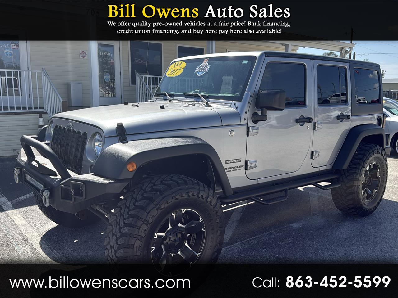 2017 Jeep Wrangler Unlimited Sport 4x4