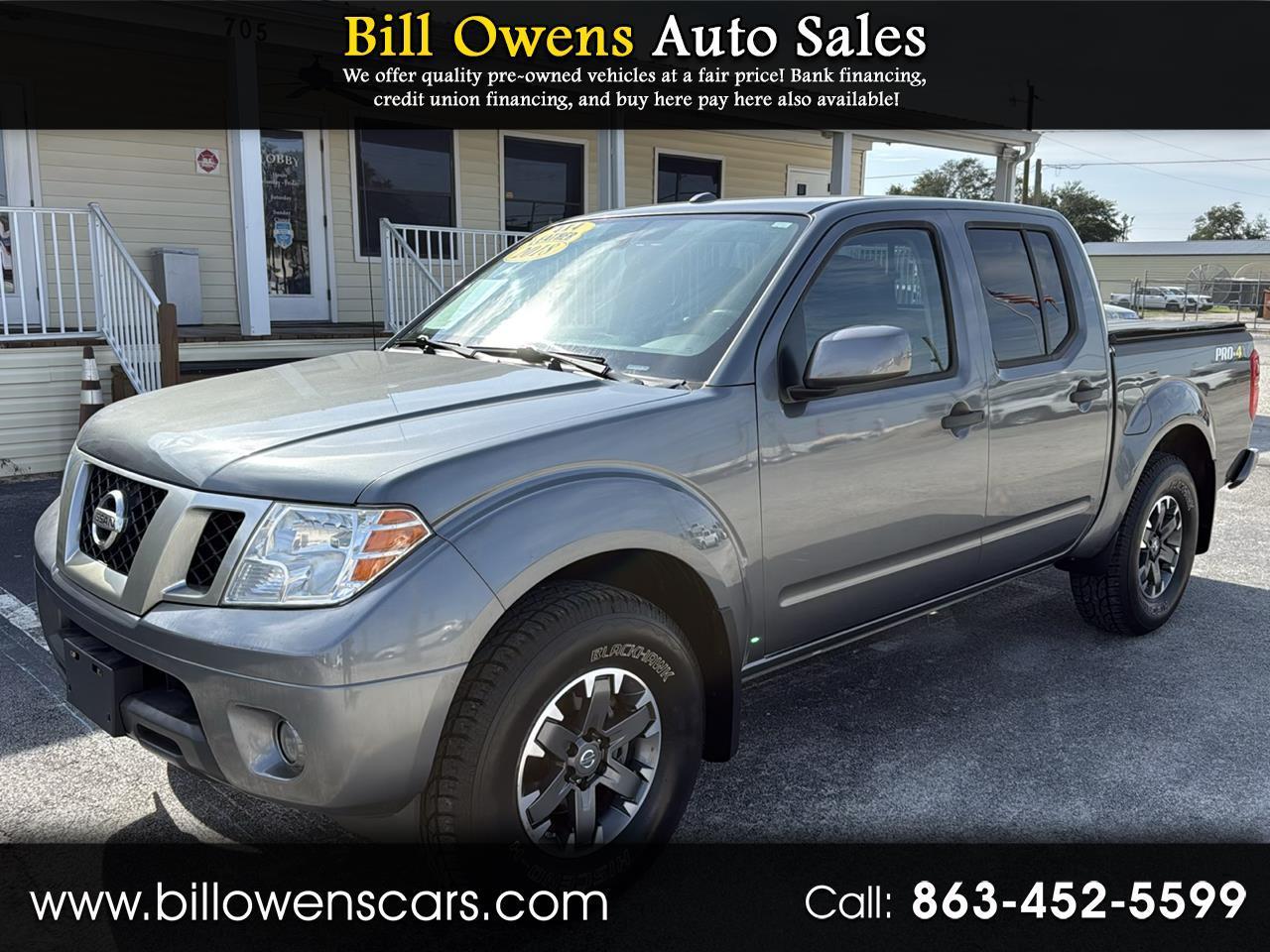 2018 Nissan Frontier Crew Cab 4x4 PRO-4X Auto