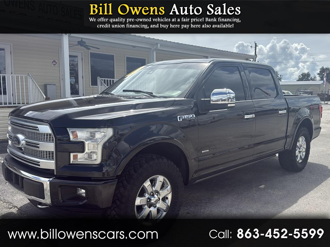 2015 Ford F-150 4WD SuperCrew 145" XLT