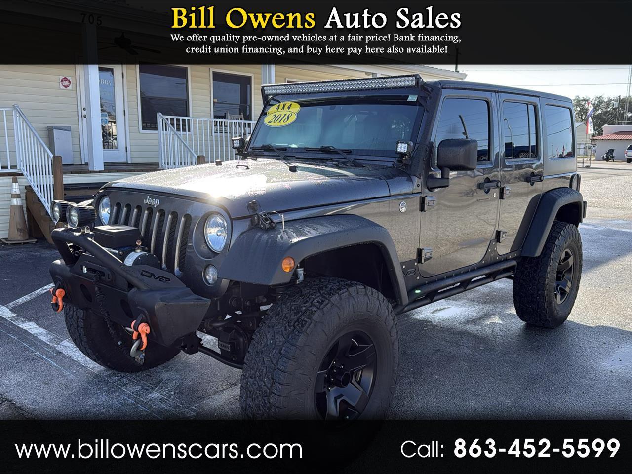 2018 Jeep Wrangler JK Unlimited Sport 4x4