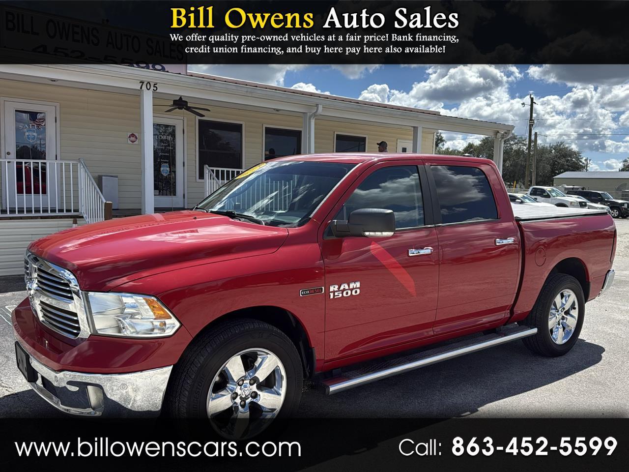 2016 RAM 1500 4WD Crew Cab 140.5" Big Horn
