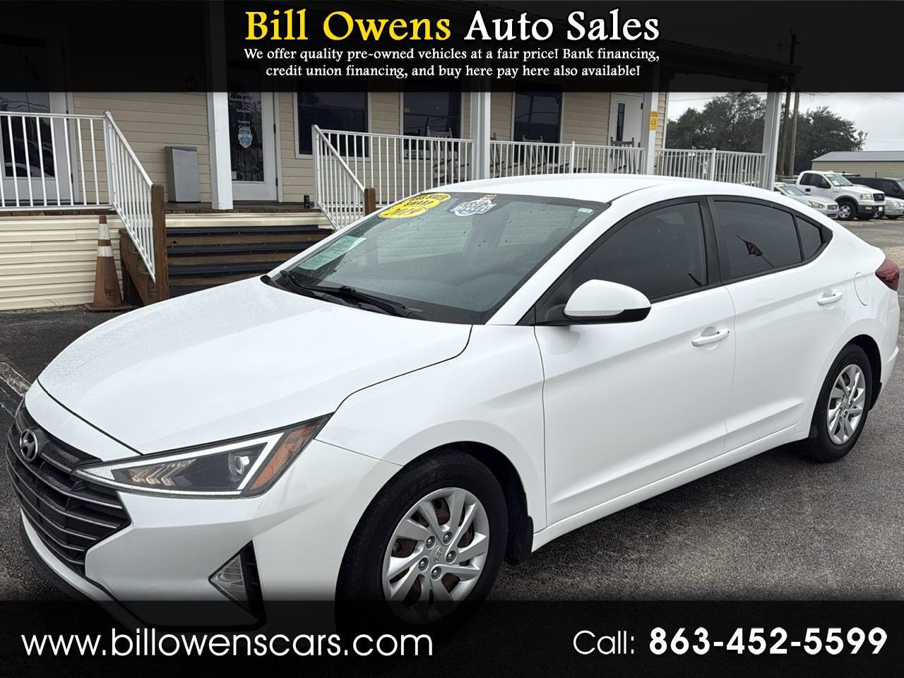 2019 Hyundai Elantra SE Auto