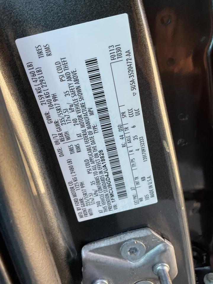 Ford Escape SE 4WD 2018