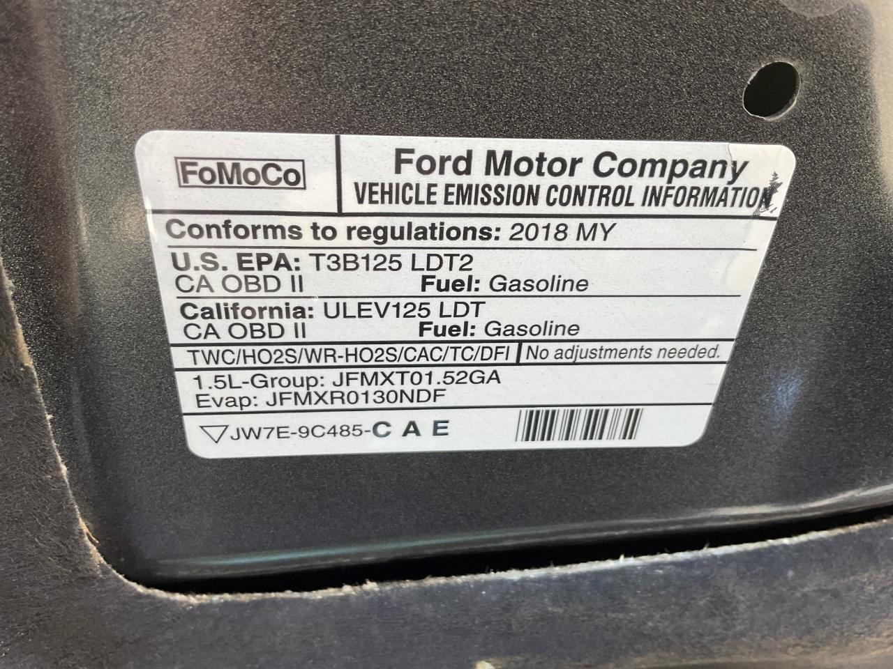 Ford Escape SE 4WD 2018