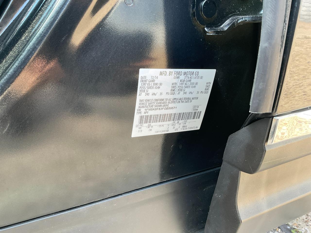 Ford Explorer Limited 4WD 2015