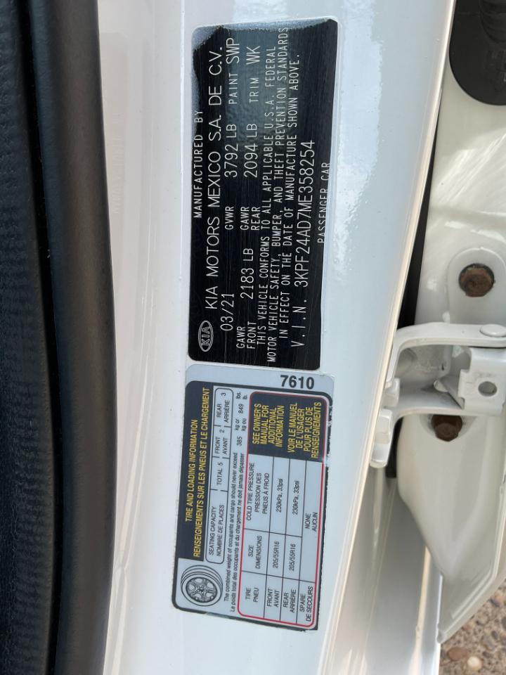 Kia Forte FE 2021