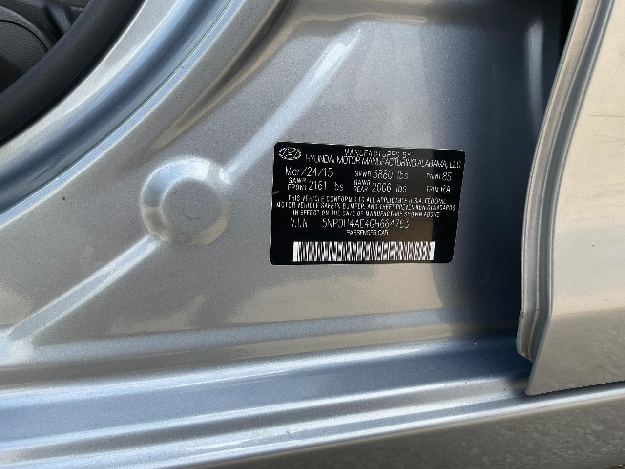 Hyundai Elantra 5dr Sdn GLS Auto 2016