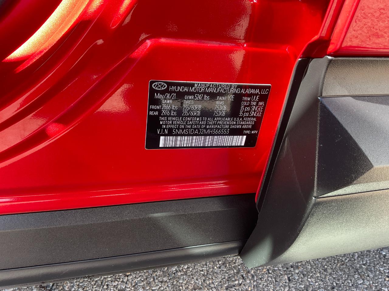 Hyundai Santa Fe SE AWD 2021
