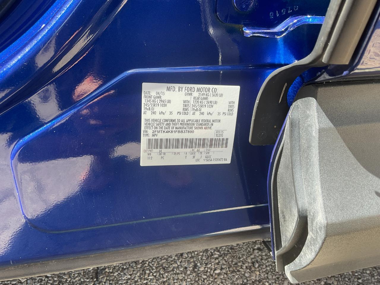 Ford Edge Titanium AWD 2015