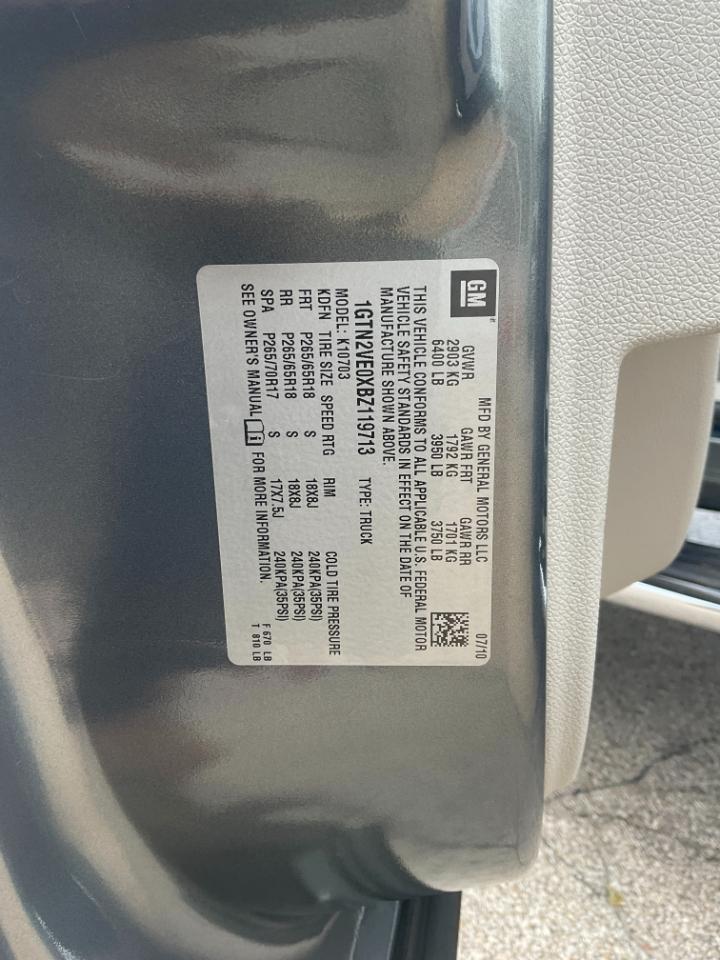 GMC Sierra 1500 SLE 4WD 2011