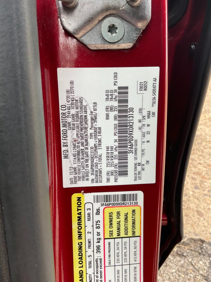 Ford Fusion Titanium AWD 2013