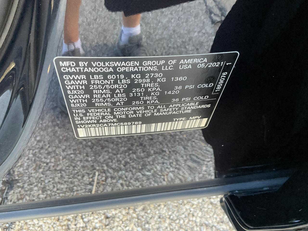 Volkswagen Atlas V6 SE w/Technology 4MOTION 2021