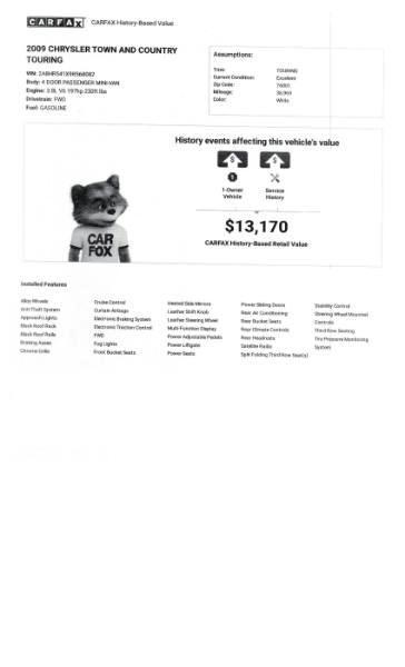 Chrysler Town & Country Touring 2009