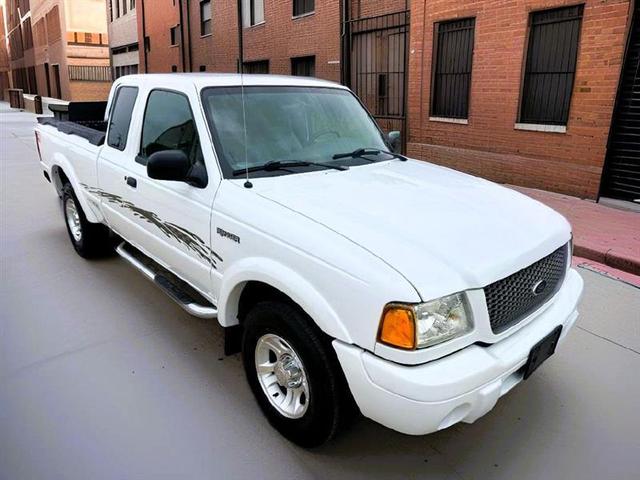 White 2002 Ford Ranger 2 Dr XL Extended Cab SB Pickup Truck Rear-Wheel Drive 5-Speed Manual