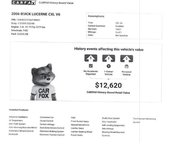 Buick Lucerne CXL V6 2006