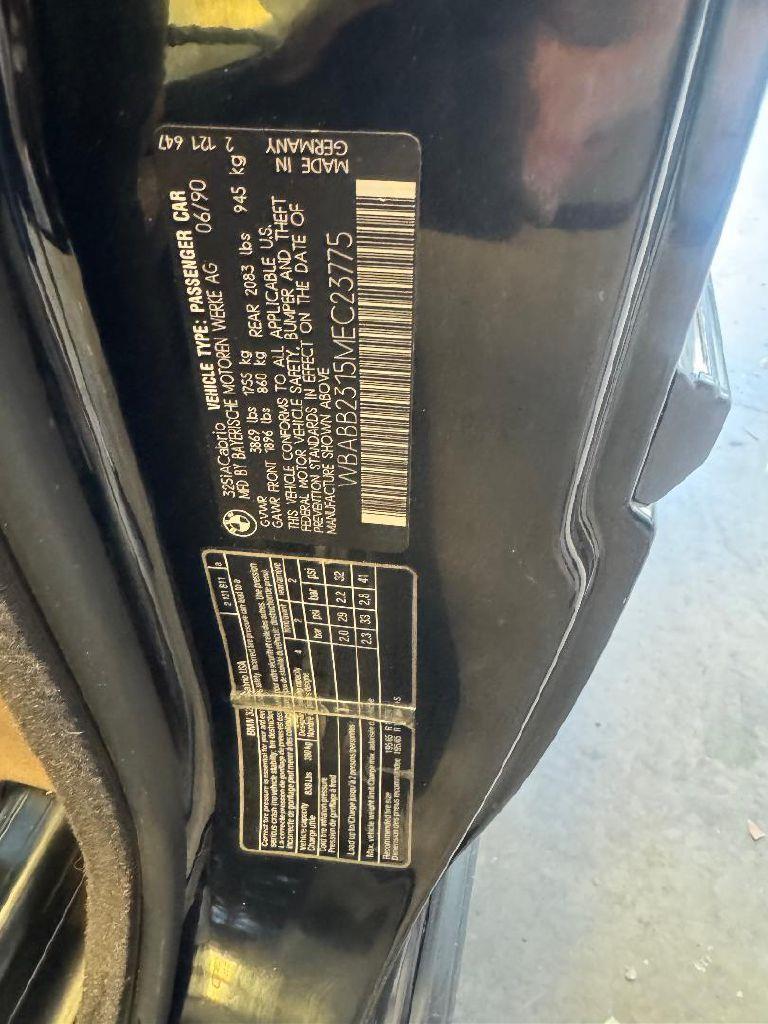 BMW 3-Series 325ic 1991