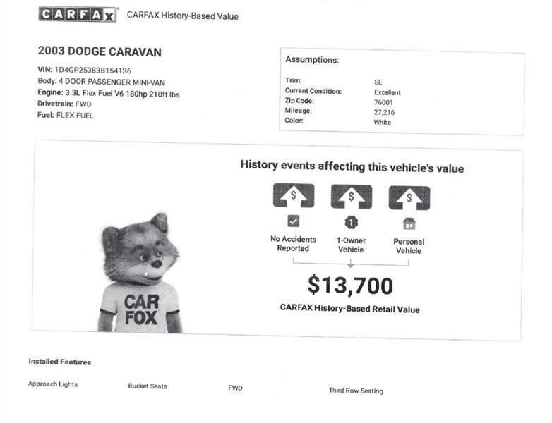 Dodge Caravan SE 2003