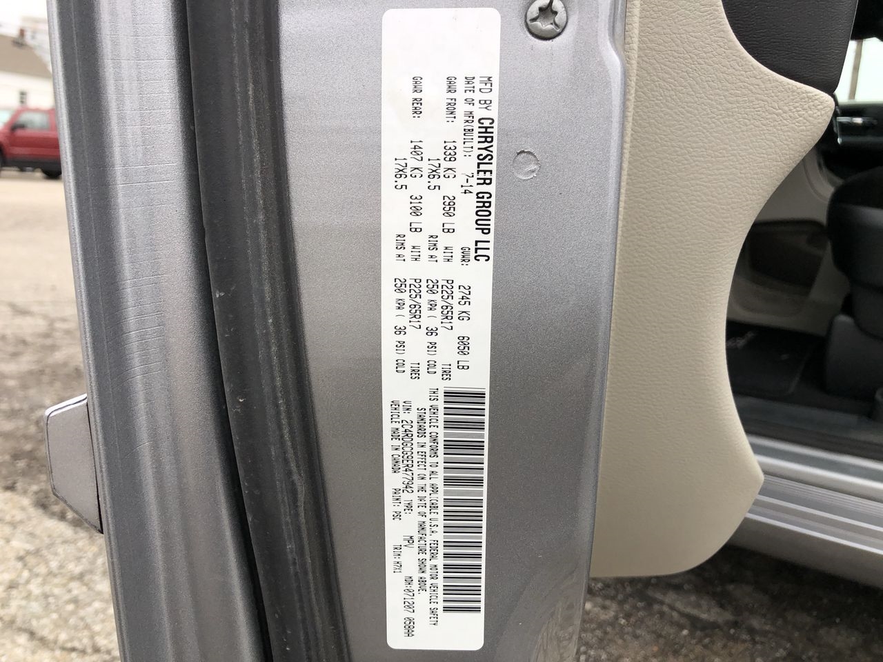 Dodge Grand Caravan 4dr Wgn SXT 2014