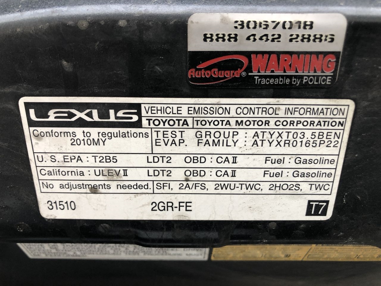 Lexus RX 350 AWD 4dr 2010