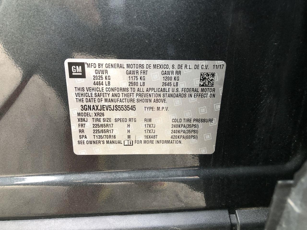 Chevrolet Equinox FWD 4dr LT w/1LT 2018