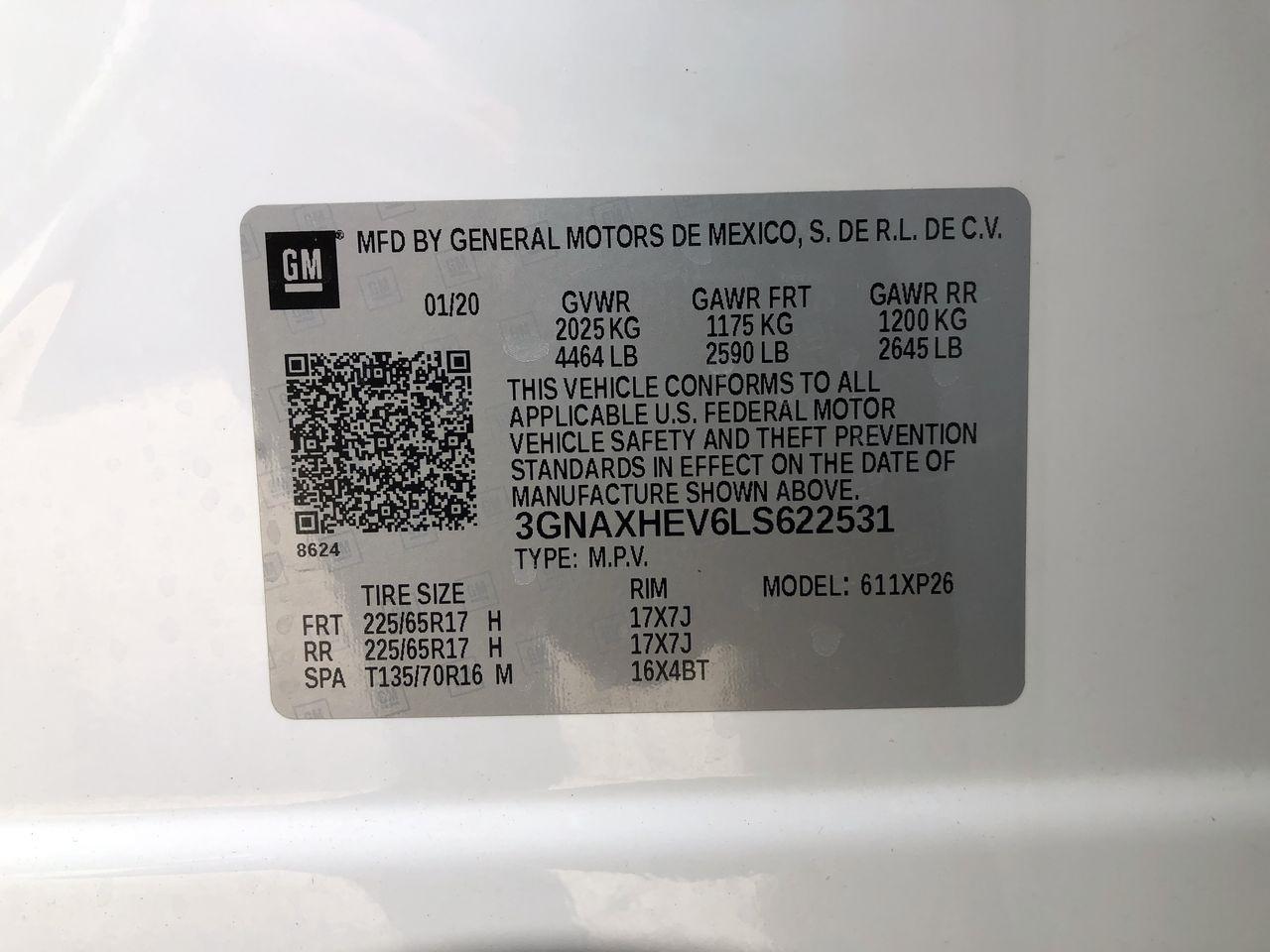 Chevrolet Equinox FWD 4dr LS w/1LS 2020