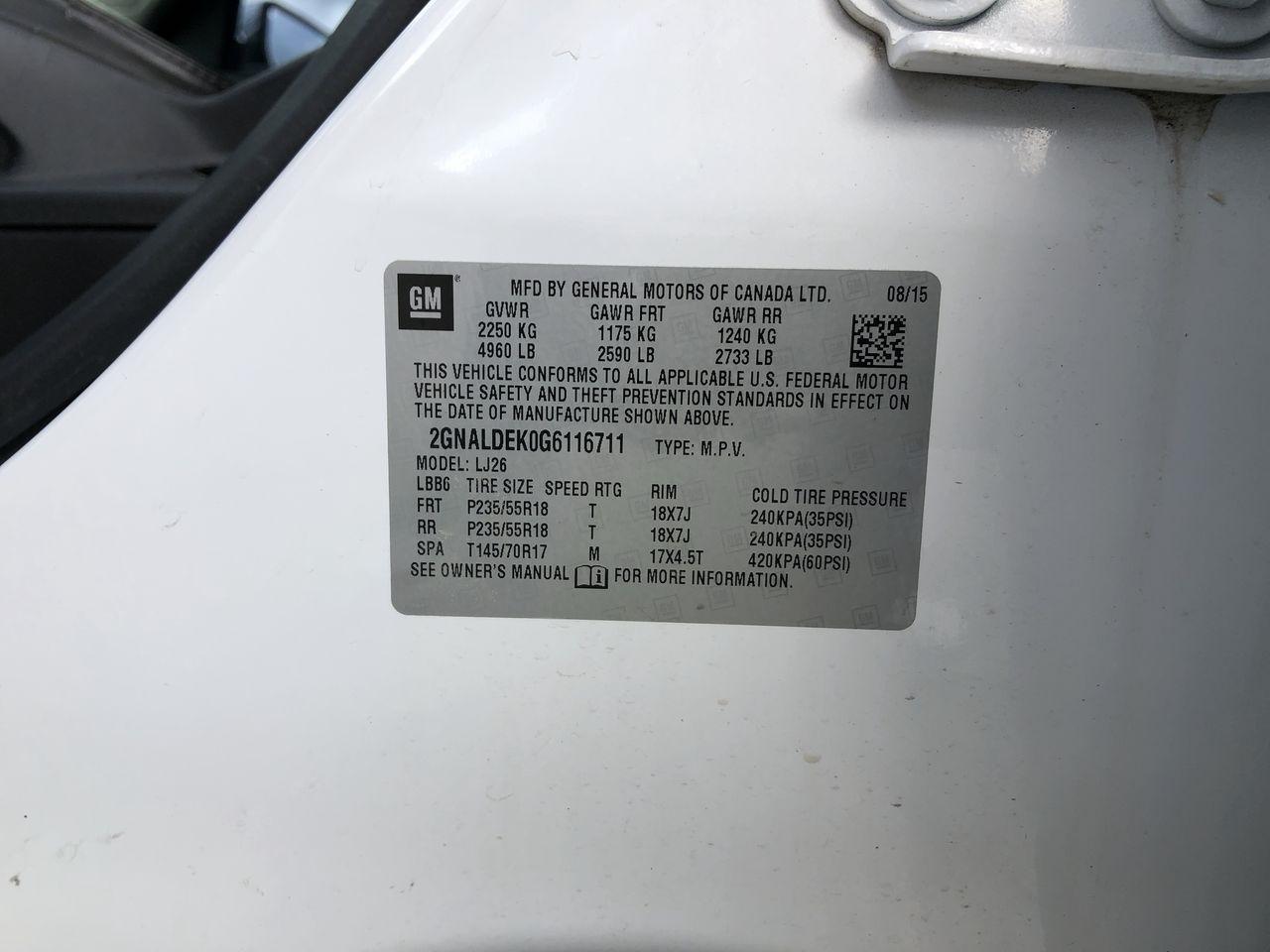 Chevrolet Equinox FWD 4dr LTZ 2016