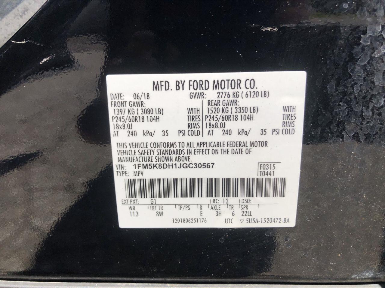 Ford Explorer XLT 4WD 2018