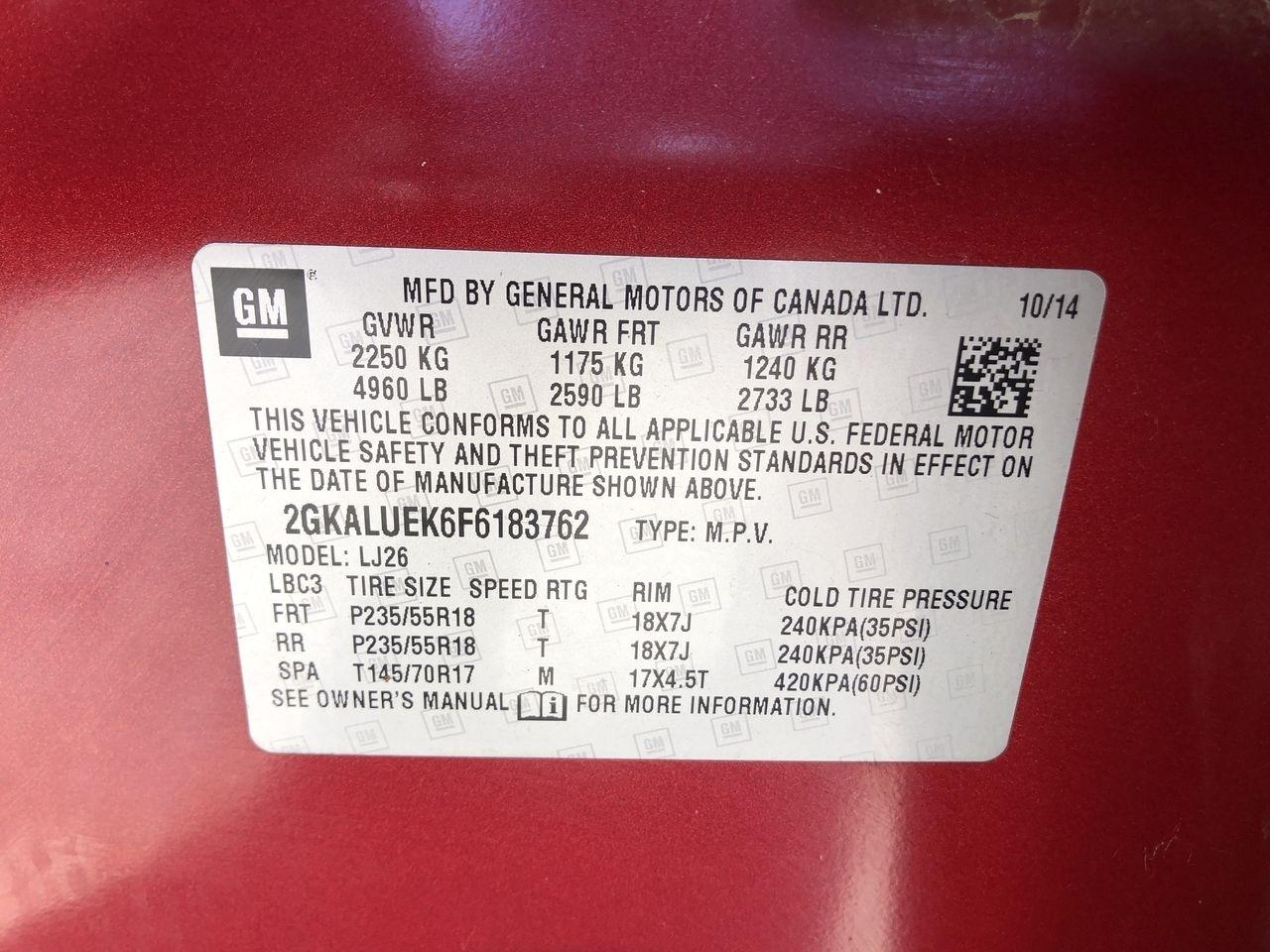 GMC Terrain FWD 4dr Denali 2015