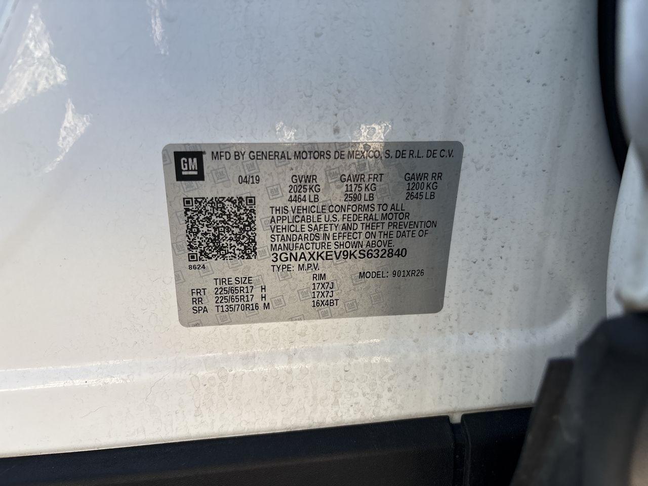 Chevrolet Equinox FWD 4dr LT w/1LT 2019