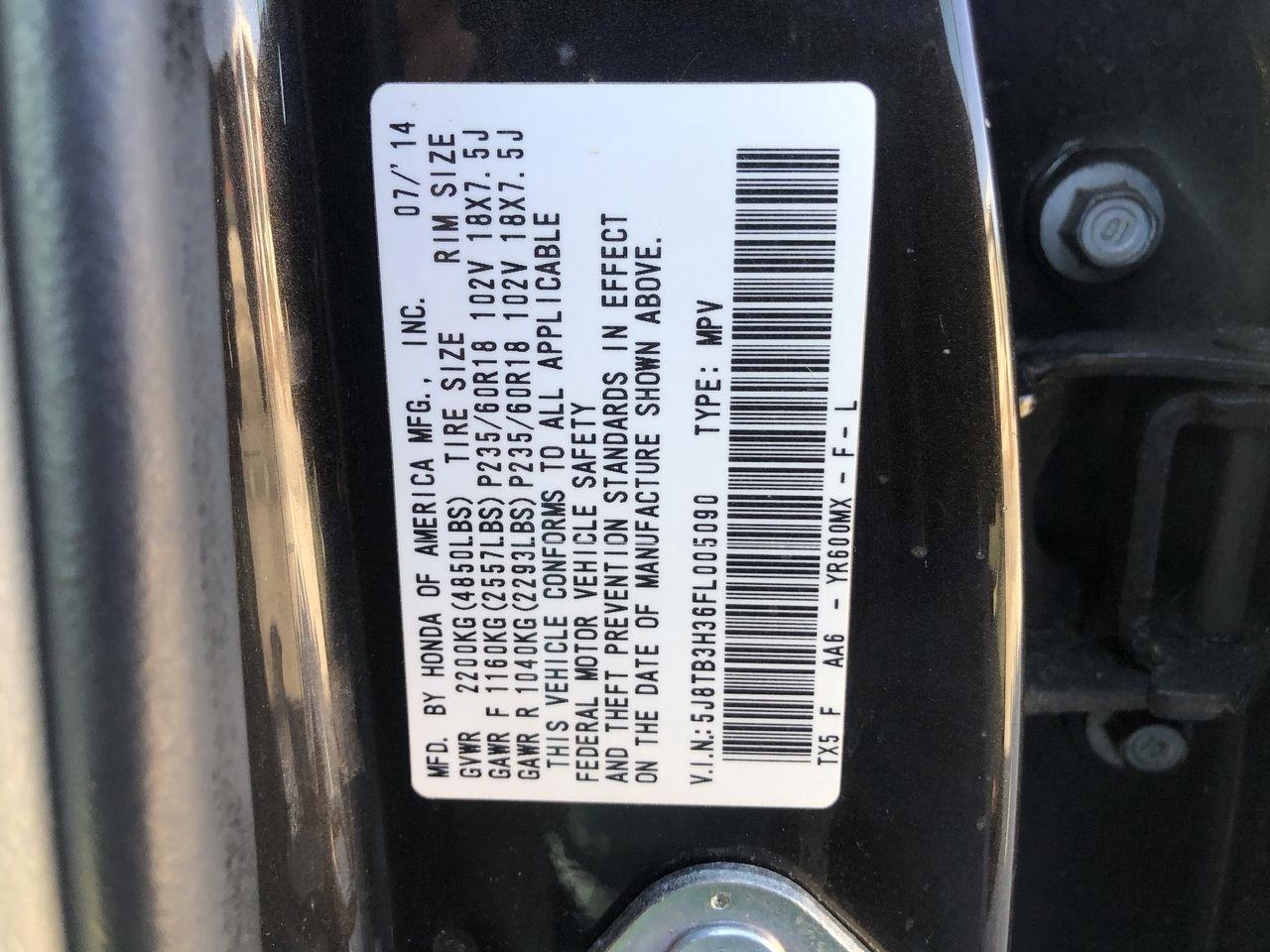 Acura RDX FWD 4dr 2015