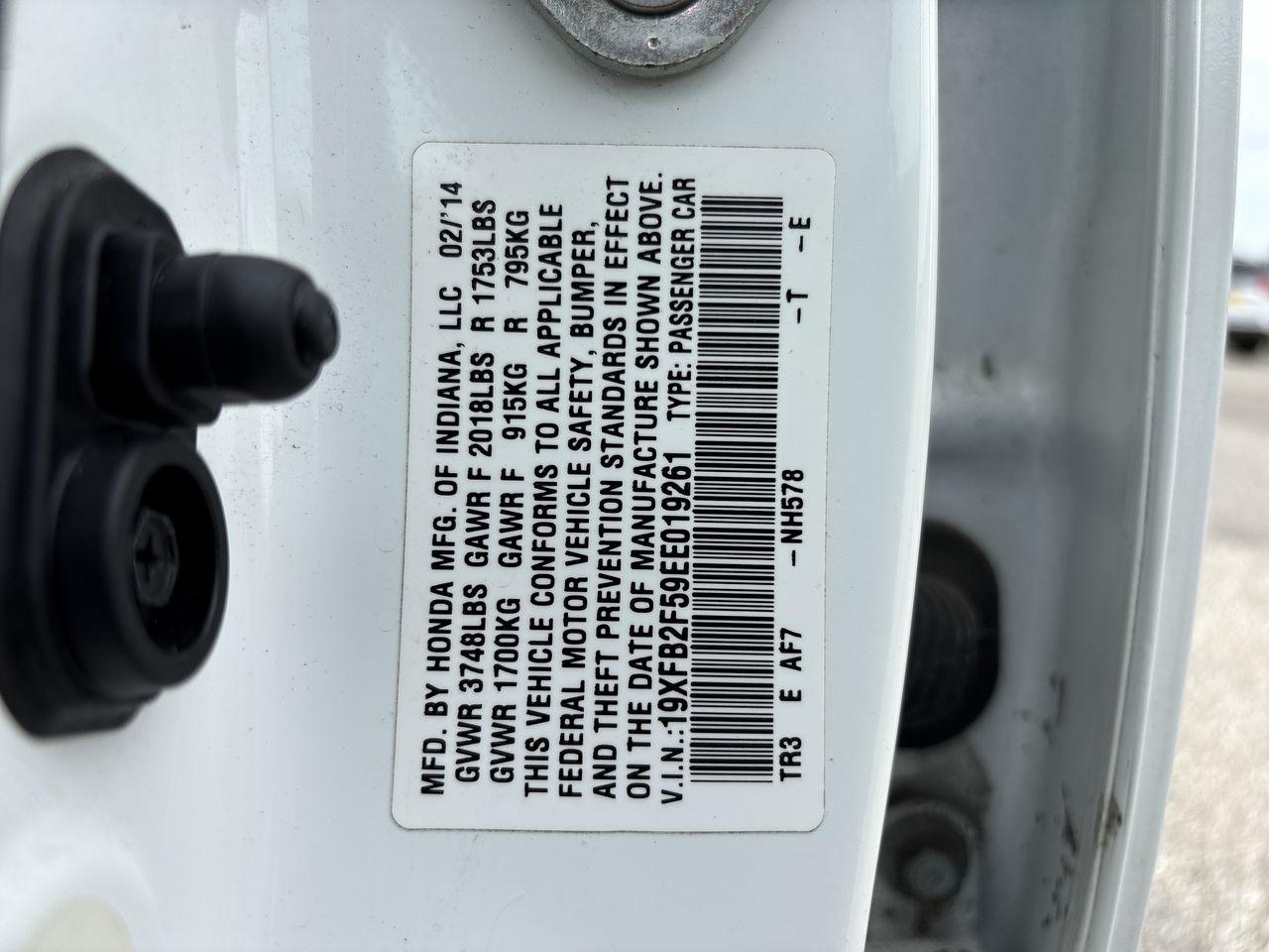 Honda Civic Sedan 4dr CVT LX 2014