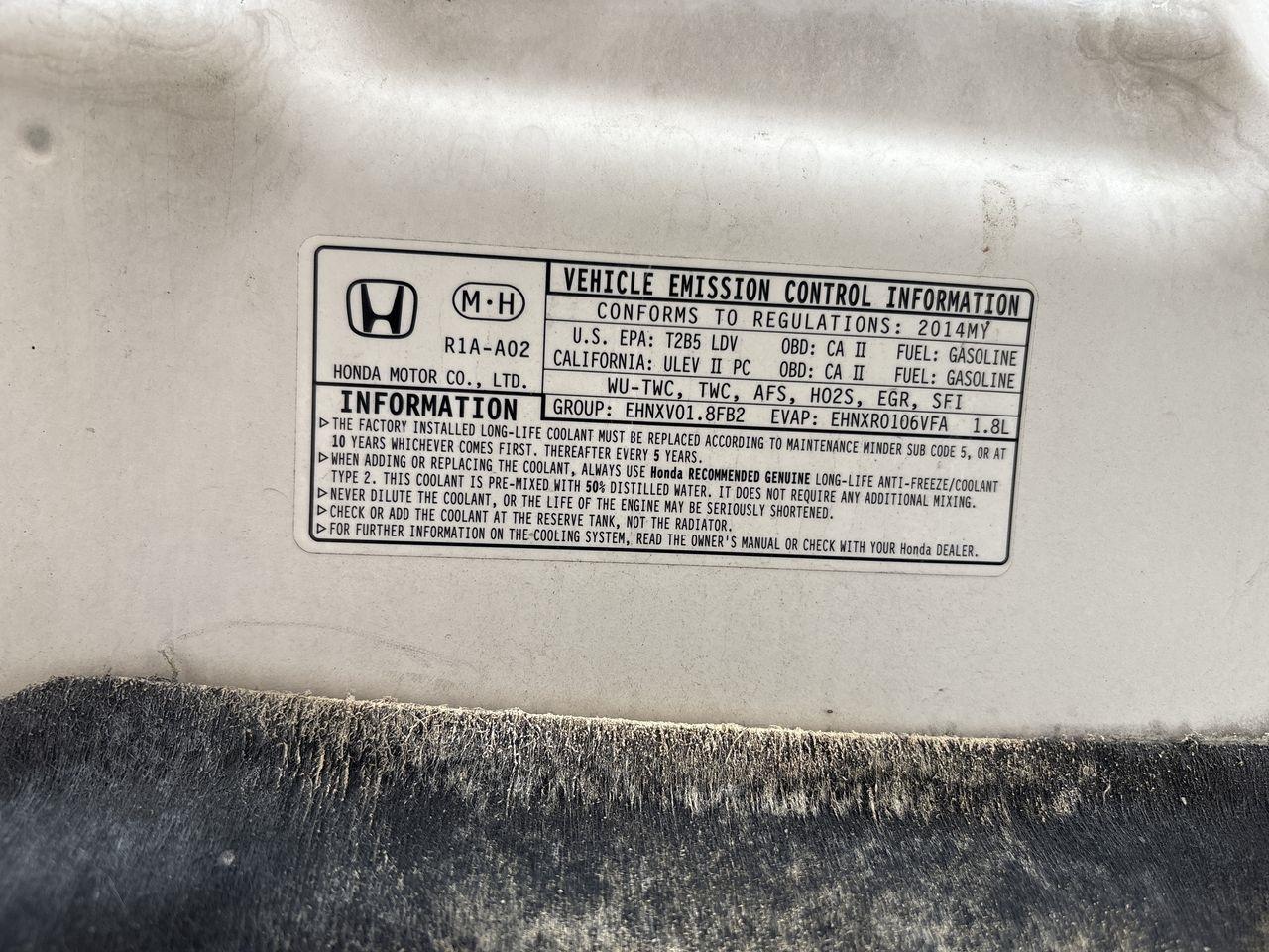 Honda Civic Sedan 4dr CVT LX 2014