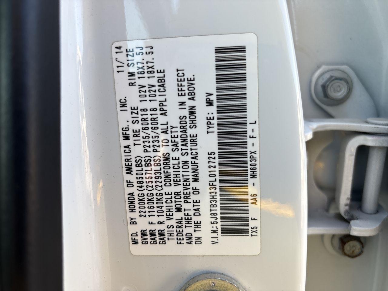 Acura RDX FWD 4dr 2015