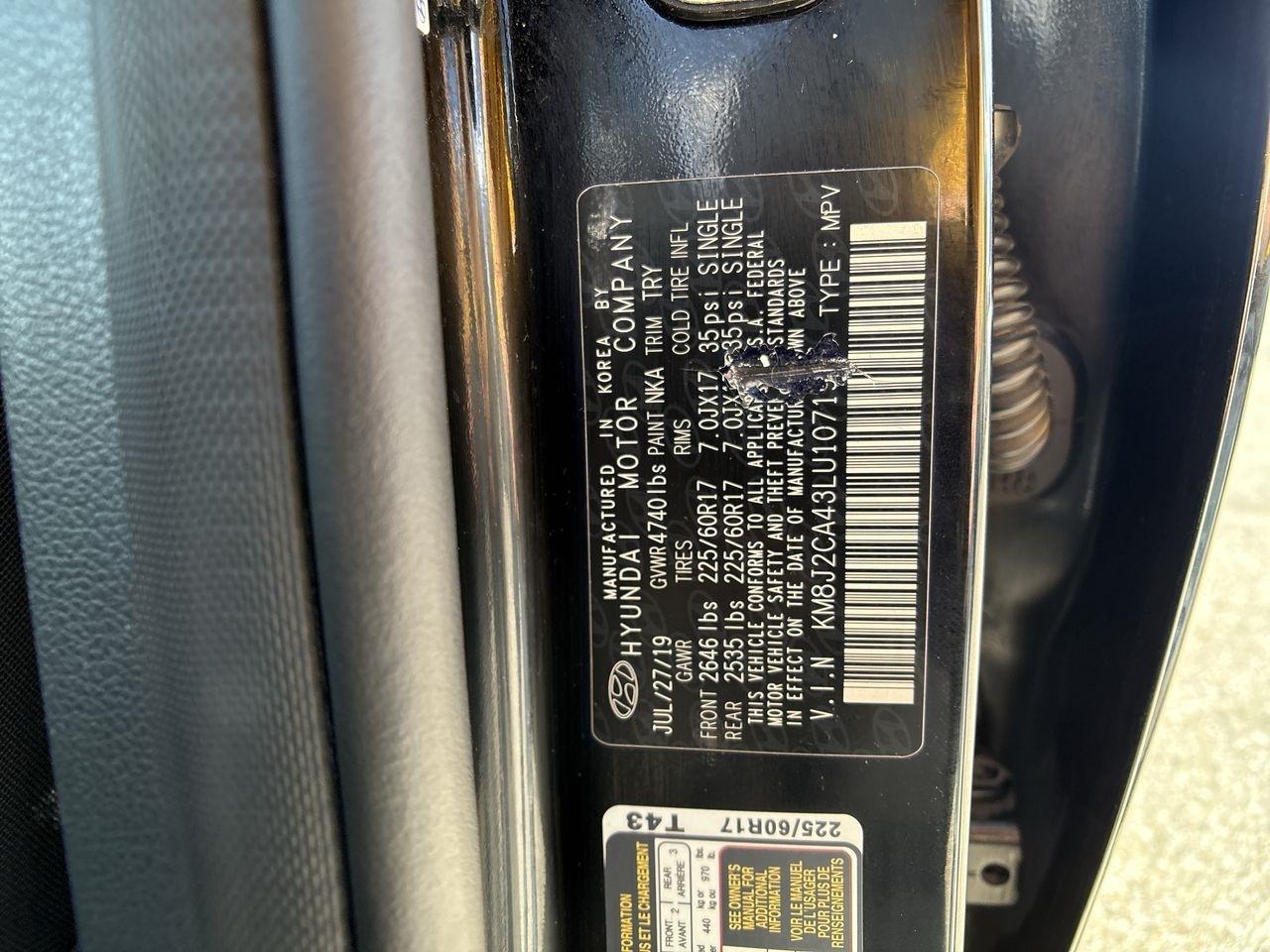 Hyundai Tucson SE AWD 2020