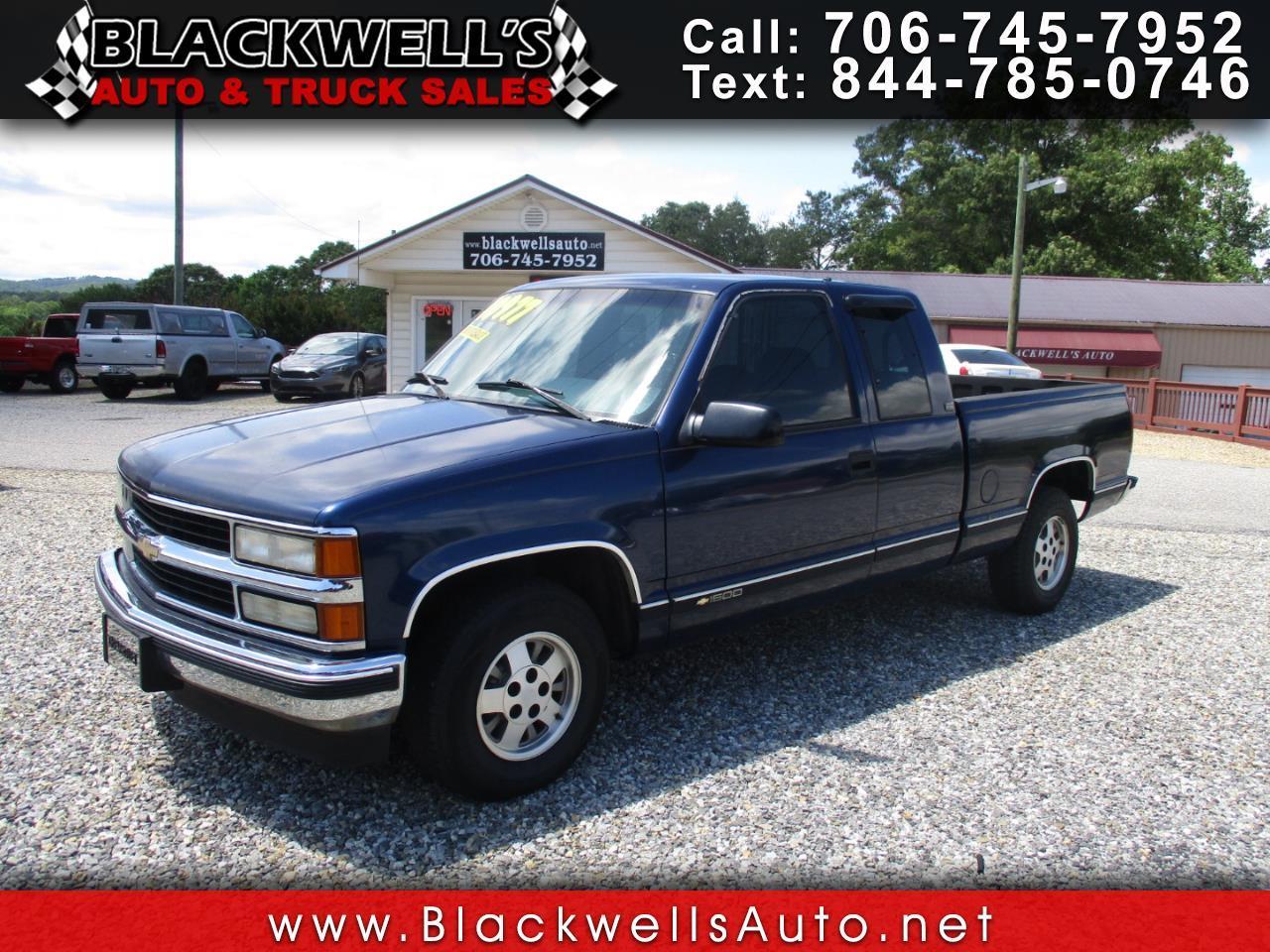 Used 1995 Chevrolet C/K 1500 Ext Cab 141.5" WB for Sale in Blairsville