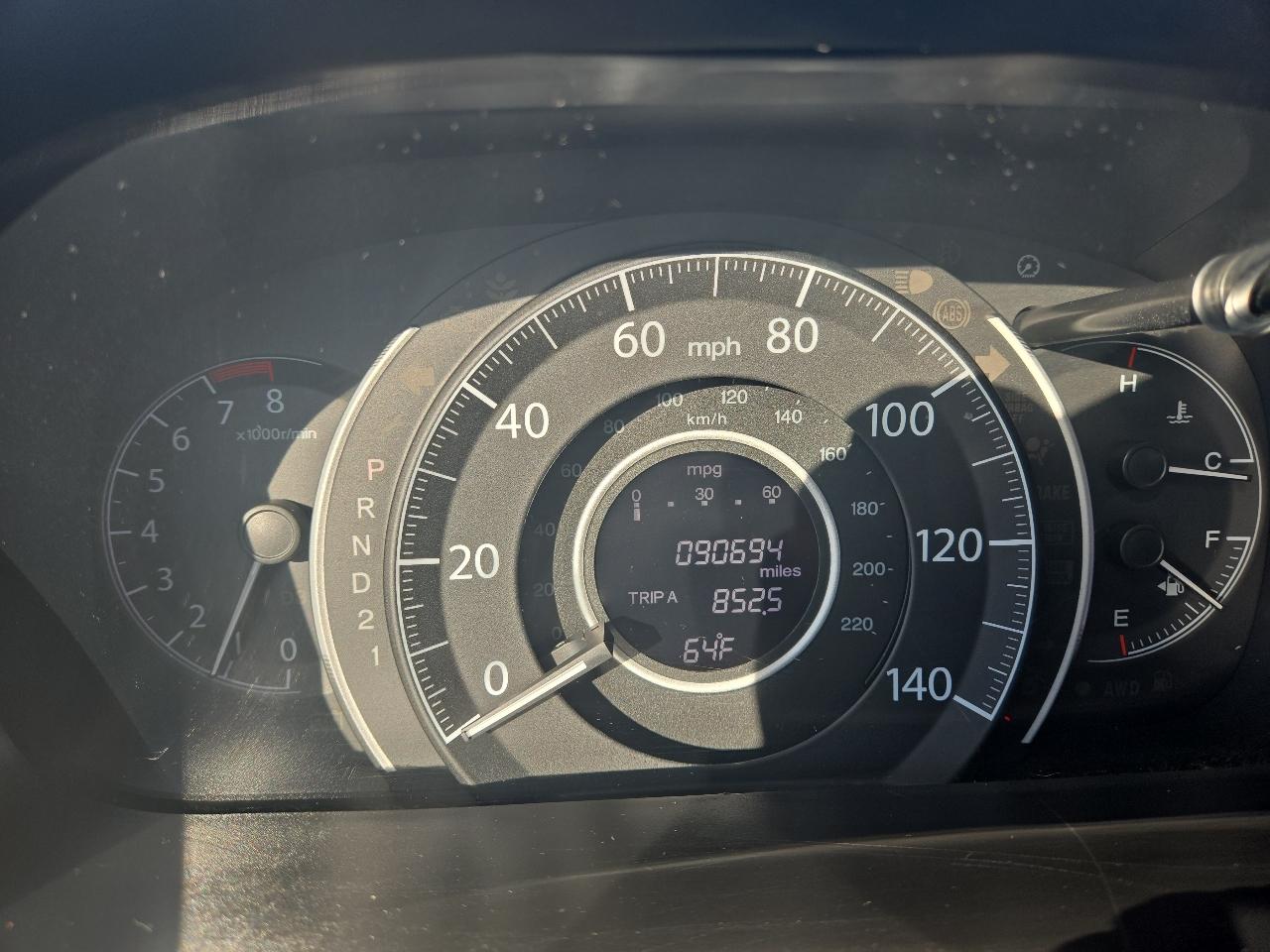 Honda CR-V EX 4WD 5-Speed AT 2013