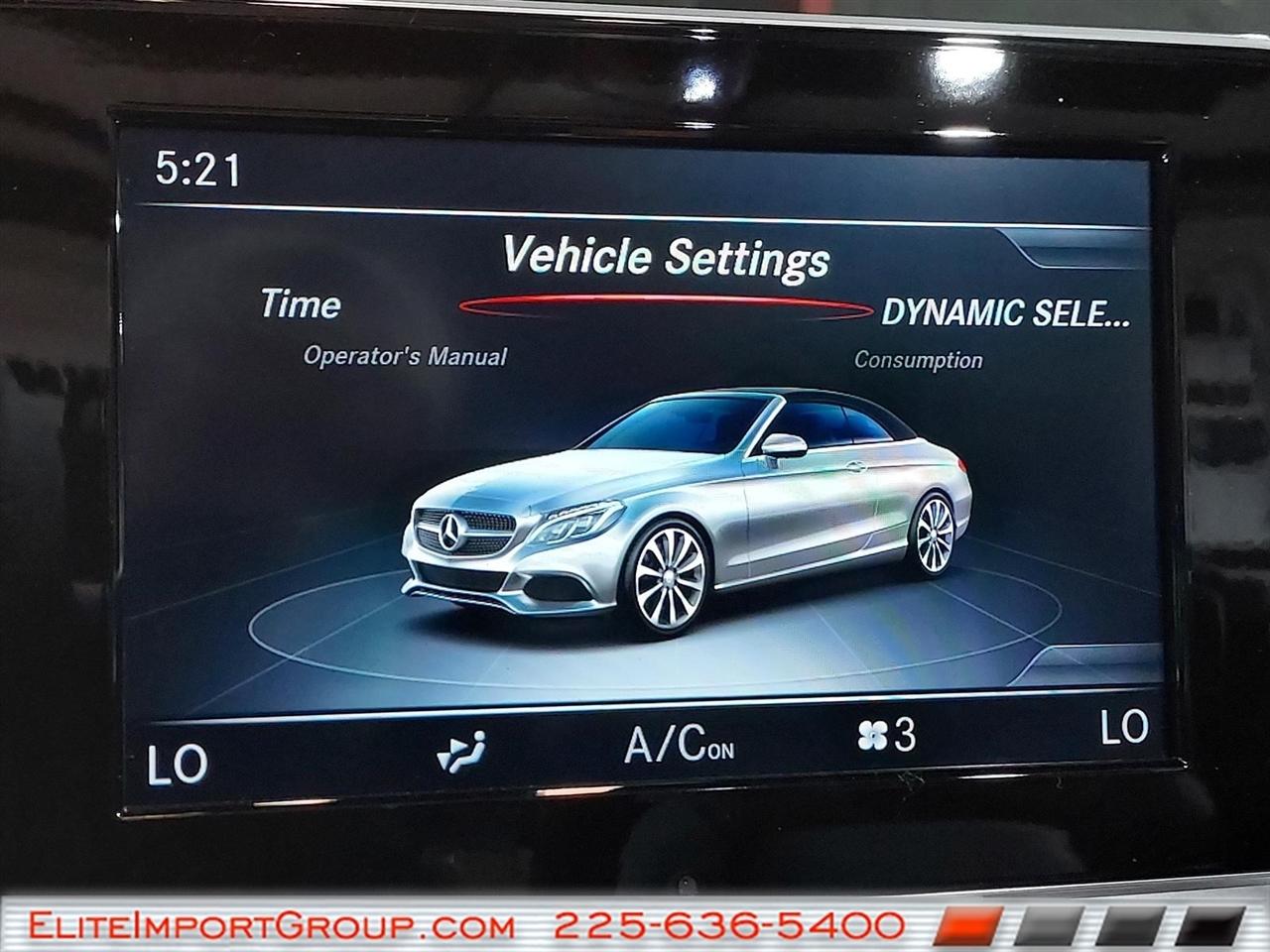Mercedes-Benz C-Class C300 Convertible 2018