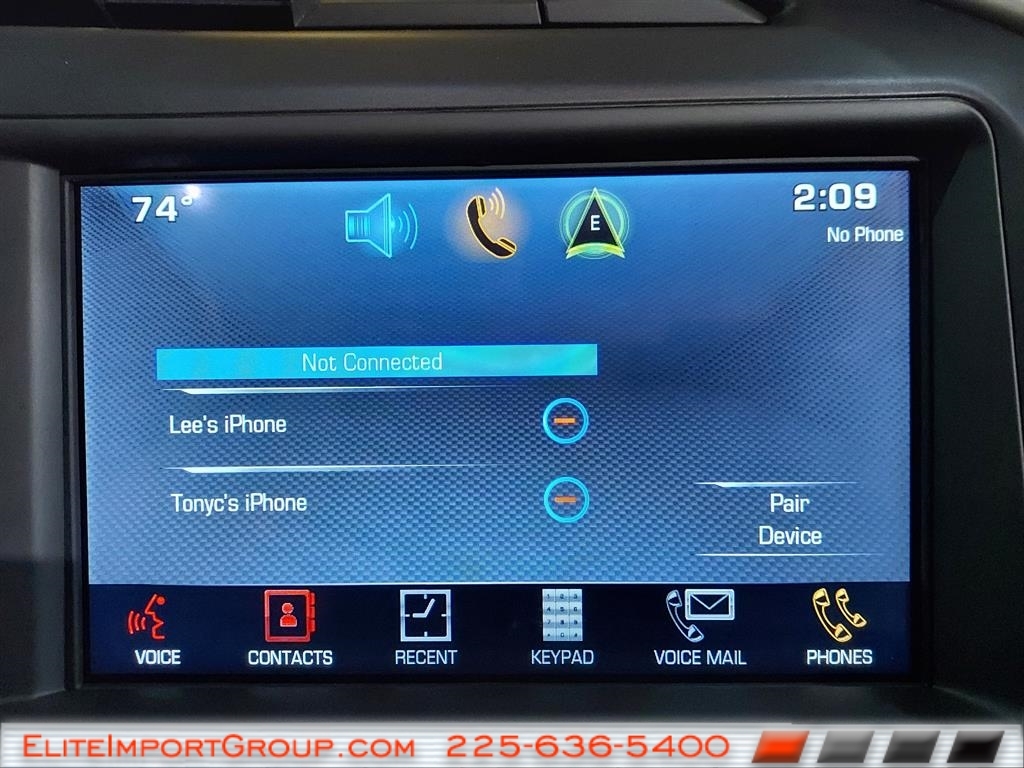 Chevrolet Corvette 2dr Stingray Conv w/2LT 2015 Chevrolet Corvette 2dr Stingray Conv w/2LT 2015