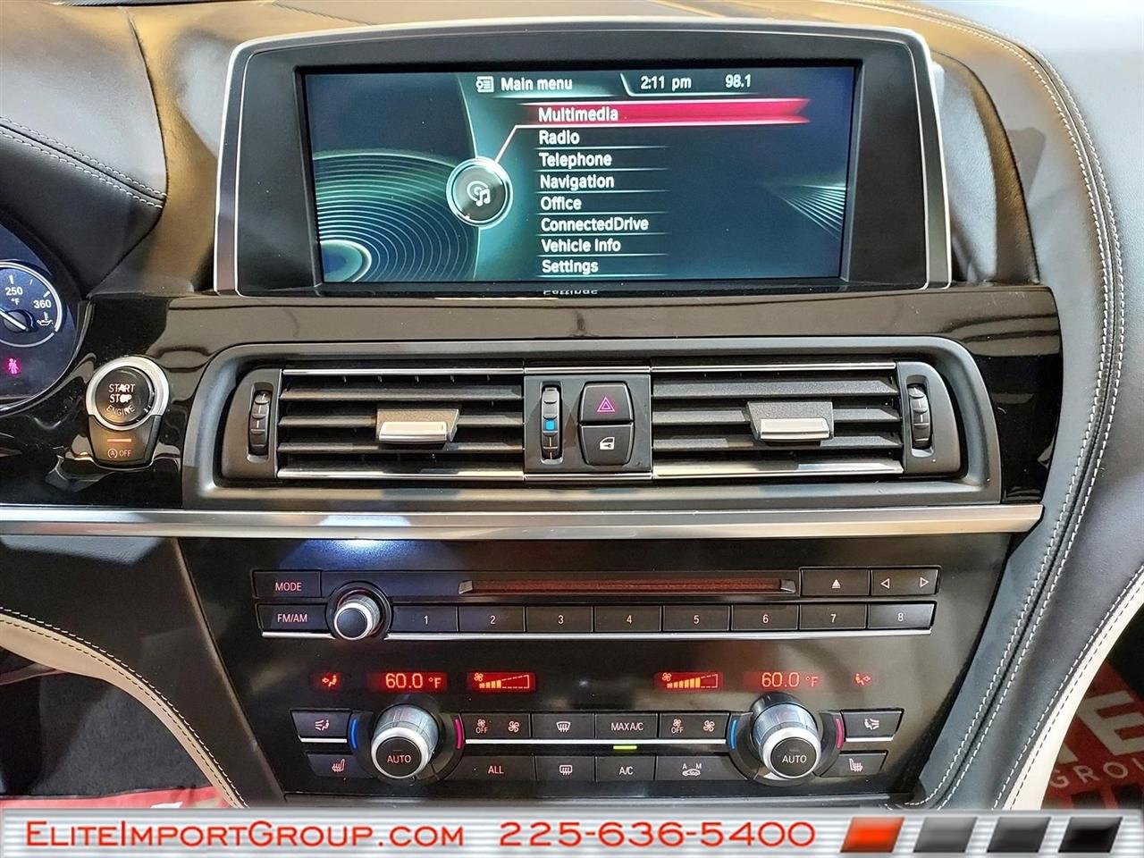 BMW 6 Series 4dr Sdn 640i RWD Gran Coupe 2014