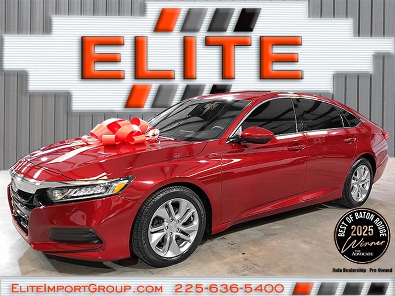 Honda Accord Sedan LX 1.5T CVT 2019