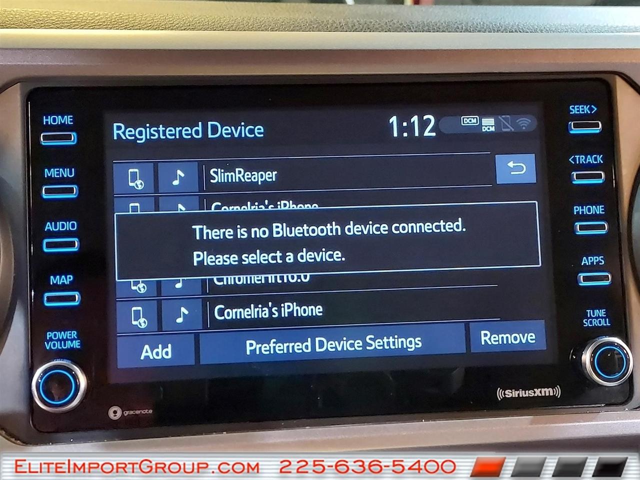 Toyota Tacoma 2WD TRD Off Road Double Cab 5' Bed V6 AT (Natl) 2022