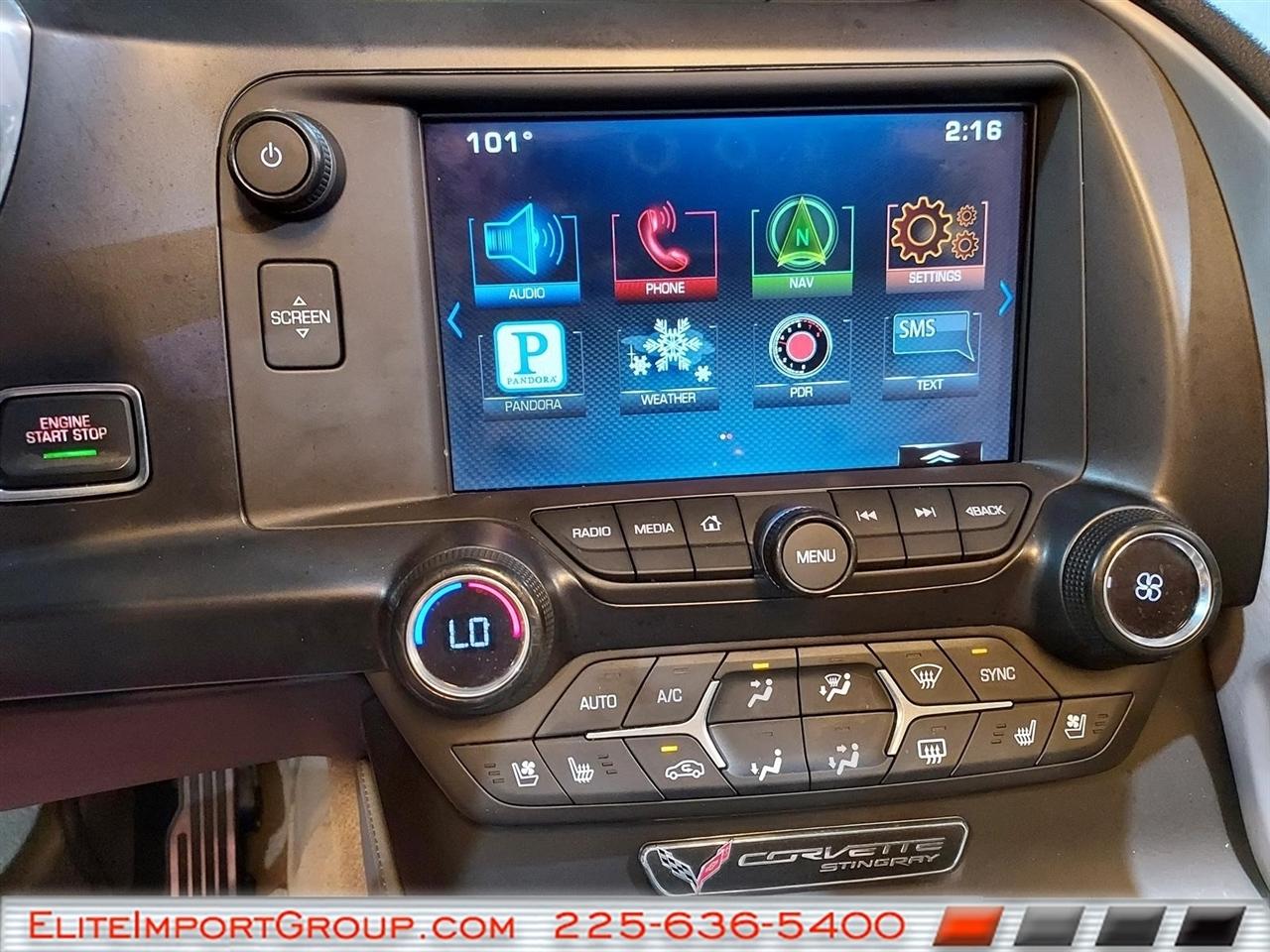 Chevrolet Corvette 2dr Stingray Cpe w/2LT 2015